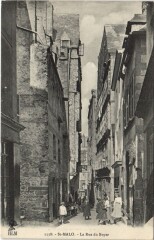 Saint-Malo La Rue du Boyer à Saint-Malo