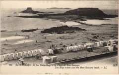 Saint-Malo Les Deux Beys et la Plage de Bon-Secours à Saint-Malo