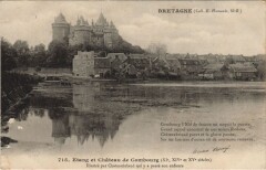 Combourg Etang et Chateau à Combourg