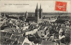 Caen vue generale sur Saint-Etienne