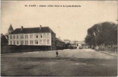 Caen Avenue Albert Sorel et le Lycee Malherbe