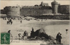 Saint Malo Le Chateau et la Grande Plage -
																					35400 Saint-Malo
																			