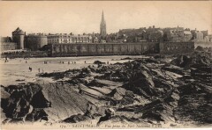 Saint Malo vue prise du Fort National à Saint-Malo