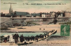 Saint Malo La Passerelle des Bes à Saint-Malo