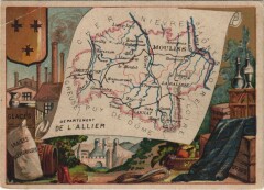 Deaprtement de l'Allier - Map - Products - Small Card -
													03 Allier
												