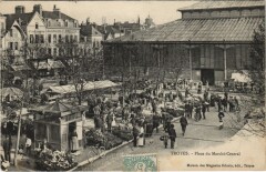 Troyes place du marche Central à Troyes