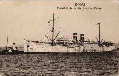 Roma - Paquebot de la Cie Cyprien Fabre Ships