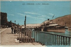 Coblence - Le Port - Embarcadere Ships