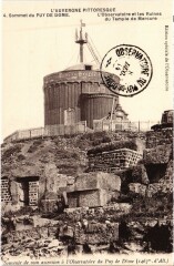 Sommet du Puy de Dome - Observatoire - Temple de Mercure