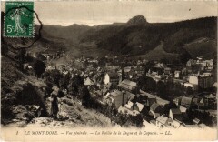 Le Mont-Dore Vue Generale - La Vallee de la Dogne et le Capucin à Mont-Dore
