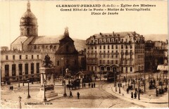 Clermont-Ferrand Eglise des Minimes - Grand Hotel de la Poste à Clermont-Ferrand