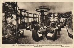 Paquebot Normandie - Jardin d'Hiver Ships