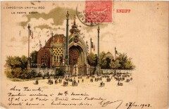 Paris Expo 1900 - La Porte Binet