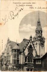 Paris Expo 1900 - Pavillon allemand