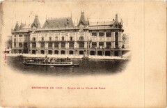 Paris Expo 1900 - Palais de la Ville de Paris à Paris
