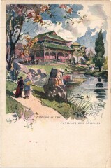 Paris Expo 1900 - Pavillon des Soieries
