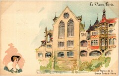 Carte postale ancienne Paris Expo 1900 - Le Vieux Paris Pignon, Grande Salle du Palais
                                                                     à Paris 1er
                                