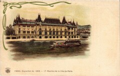 Paris Expo 1900 - Pavillon de la Ville de Paris