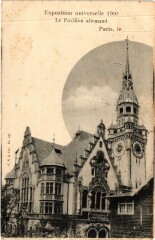 Paris Expo 1900 - Pavillon allemand