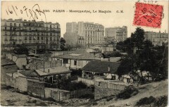 Carte postale ancienne Montmartre - Le Maquis
                                                                     à Paris 18e
                                
