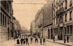 Paris (10e) Rue Chateau-Landon. et le Metro à Paris 10e