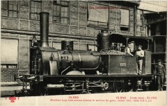 Paris Les Locomotives. Machine type tres ancienne