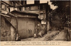 Carte postale ancienne Rue Berton
                                                                     à Paris 16e
                                
