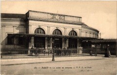 Carte postale ancienne La gare de Sceaux
                                                                     à Paris 14e
                                