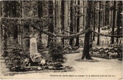 Cimetiere des Braves Alpins au Sommet de la Behouille