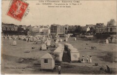 Dinard vue generale de la Plage à Dinard