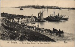 Dinard La Cale a maree basse à Dinard