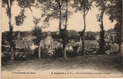Fougeres vue sur Saint-Sulpice et le vieux Chateau