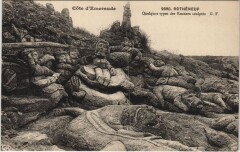 Rotheneuf Quelques types des Rochers Sculptes