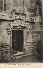 Fougeres Eglise Saint-Sulpice, Porte de Saint-Guillaume