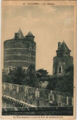 Fougeres Tour Melusine et Tour du Gobelin