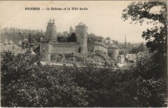 Fougeres le Chateau et la ville haute