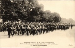 Paris Funerailles de Maurice Berteaux 1911 Garde republicaine