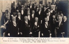 Paris reception a l'hotel de Ville nouveau President Poincare