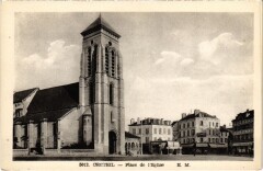 Creteil Place de l'Eglise France