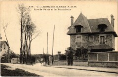 Villiers s Marne Rue de Paris et la Fourchette France -
													94 Val de Marne
												