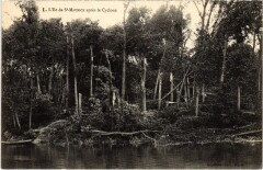 St.Maurice L'Ile de Saint-Maurice apres le Cyclone France à Saint-Maurice