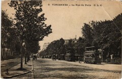 Vincennes La Rue de Paris France à Vincennes