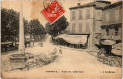 Aubagne Place de l'Obelisque à Aubagne
