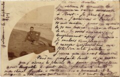 Elegant Man on the Beach - Photo Postcard -
													13 Bouches du Rhône
												