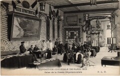 Paris Expo Coloniale 1906 Presse Depeartementale