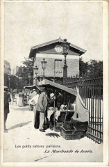 Carte postale ancienne Les petits métiers parisiens - La Marchande de Jouets
                                                                     à Paris 19e
                                