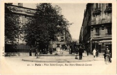Paris 9e Rue Saint-Georges Rue notre-Dame de Lorette à Paris 9e