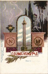 Paris Colonne Vendome Litho