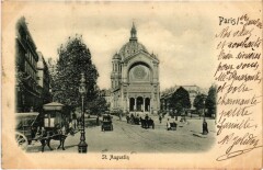 Carte postale ancienne Saint-Augustin
                                                                     à Paris 8e
                                