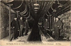 Paris Souterrain Les Egouts Services de l'Assainissement